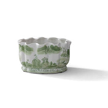 Load image into Gallery viewer, Green Willow Scallop Planter
