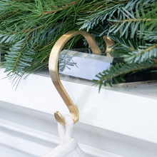 Load image into Gallery viewer, Acrylic Stocking Holder, Brass
