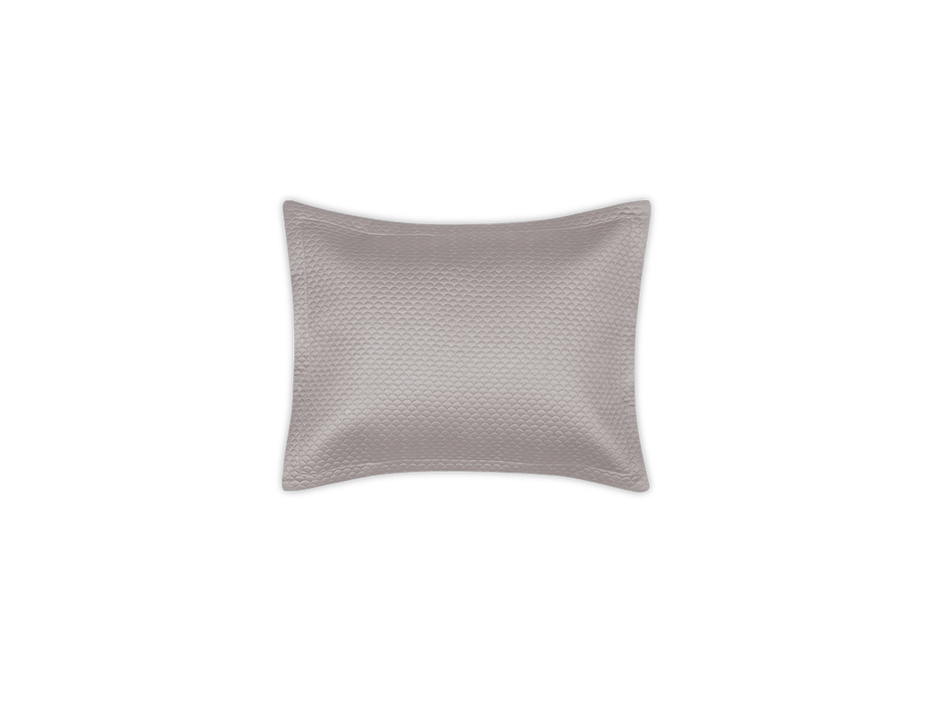 Alba Quilted Boudoir Sham, Platinum