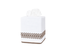 Load image into Gallery viewer, Astor Braid Tissue Box Cover, Mocha
