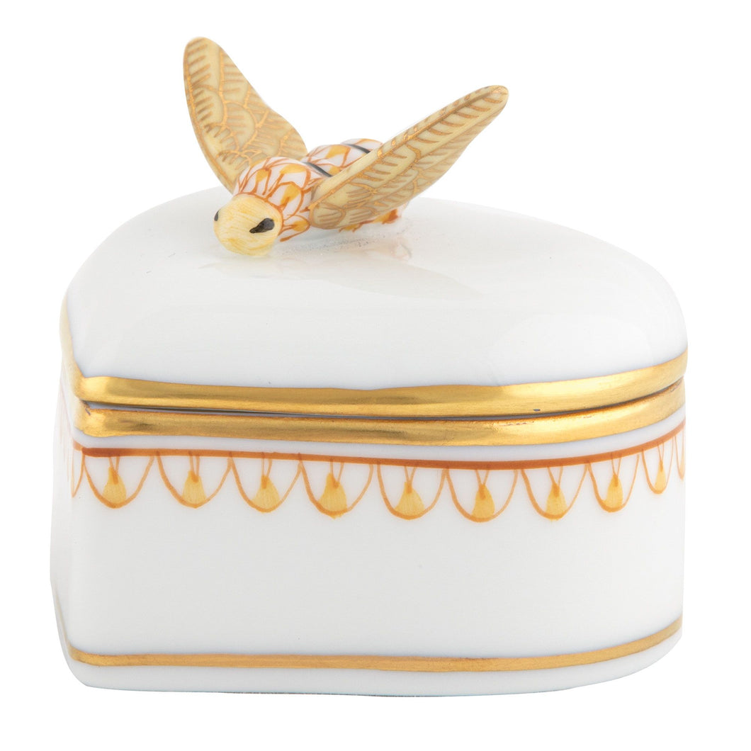 Herend Bee Box, Butterscotch