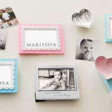 Load image into Gallery viewer, Pink with White Scalloped Acrylic Border Frame, 4x6
