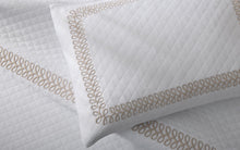 Load image into Gallery viewer, Astor Braid Matelassé Coverlet, Full/Queen | Mocha
