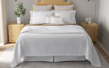 Load image into Gallery viewer, Astor Braid Matelassé Coverlet, Full/Queen | Mocha
