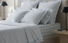 Load image into Gallery viewer, India Pique Euro Sham, Hazy Blue
