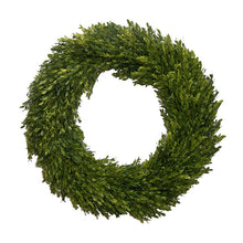 Load image into Gallery viewer, Round Boxwood Wreath, 24"
