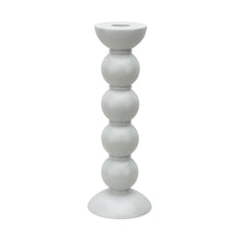 Load image into Gallery viewer, White Bobbin Candlestick, 24cm
