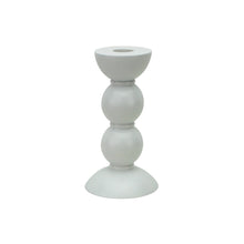 Load image into Gallery viewer, White Bobbin Candlestick, 14cm
