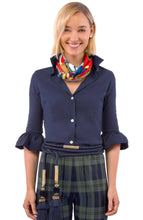 Load image into Gallery viewer, Priss Chiffon Blouse, Navy
