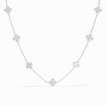 Load image into Gallery viewer, Canterbury Delicate Station Necklace | Silver
