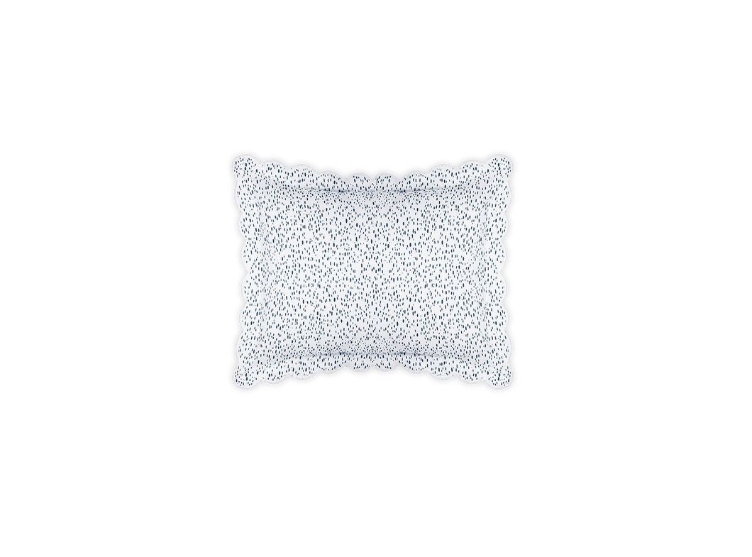 Celine Quilted Boudoir Sham, Prussian Blue