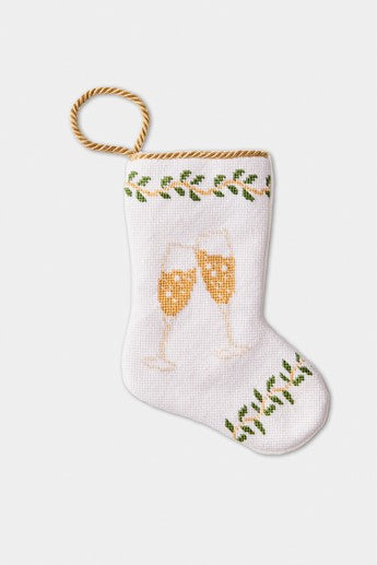 Champagne Toast Bauble Stocking