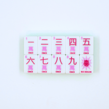 Load image into Gallery viewer, Crystal Confetti Lemon-Lime Mahjong Tiles
