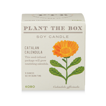 Load image into Gallery viewer, Catalan Calendula Plant The Box Candle
