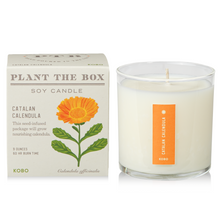Load image into Gallery viewer, Catalan Calendula Plant The Box Candle
