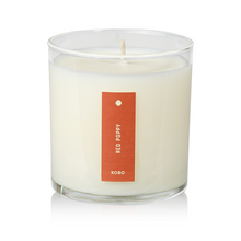 Load image into Gallery viewer, Red Poppy Plant The Box Candle
