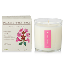 Load image into Gallery viewer, Somerset Thyme Plant The Box Candle
