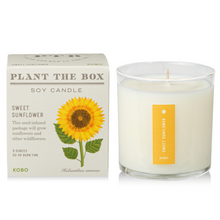Load image into Gallery viewer, Sweet Sunflower Plant The Box Candle
