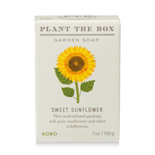 Load image into Gallery viewer, Sweet Sunflower Plant the Box Bar Soap
