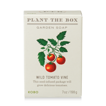 Load image into Gallery viewer, Wild Tomato Vine Plant the Box Bar Soap

