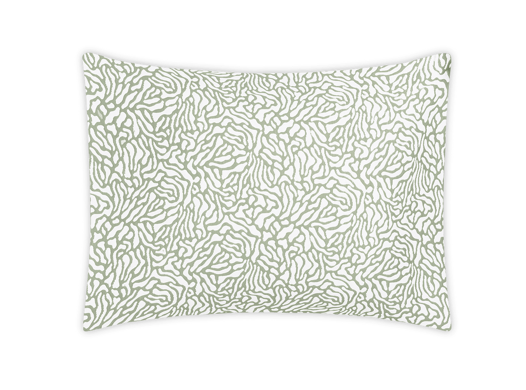Cora Boudoir Sham, Grass/White