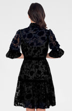 Load image into Gallery viewer, Teardrop Dress, Luxe Garden | Black
