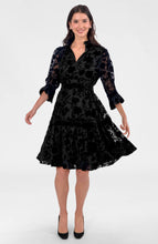 Load image into Gallery viewer, Teardrop Dress, Luxe Garden | Black
