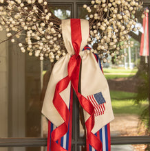 Load image into Gallery viewer, American Flag Wreath Sash
