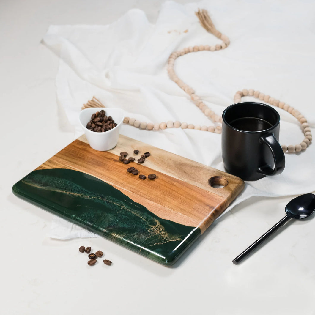 Small Acacia Cheese Board, Jade