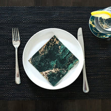 Load image into Gallery viewer, Jade Marbled Cocktail Napkins, 20 ct
