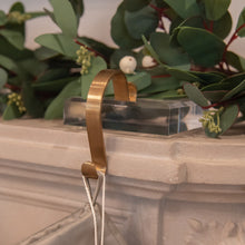 Load image into Gallery viewer, Acrylic Stocking Holder, Brass
