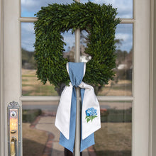 Load image into Gallery viewer, Hydrangea Wreath Sash, Blue
