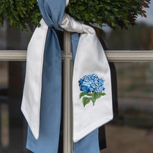 Load image into Gallery viewer, Hydrangea Wreath Sash, Blue
