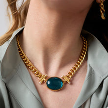 Load image into Gallery viewer, Dolce Statement Necklace, Obsidian Black
