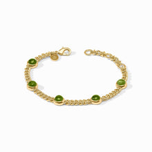 Load image into Gallery viewer, Dolce Delicate Bracelet, Iridescent Palmetto Green
