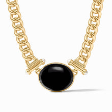 Load image into Gallery viewer, Dolce Statement Necklace, Obsidian Black
