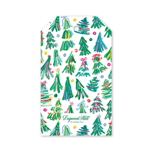 Load image into Gallery viewer, Jolly Trees Red Bow Gift Tags, 8 ct
