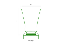 Load image into Gallery viewer, Paws &amp; Claws Fluted Square Cachepot Planter, White
