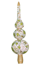 Load image into Gallery viewer, Felicity Topper, Green &amp; White
