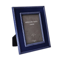 Load image into Gallery viewer, Navy Bobbin Lacquer Photo Frame, 5x7&quot;
