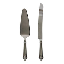 Load image into Gallery viewer, Berry &amp; Thread Cake Knife and Server Set, 2pc | Polished

