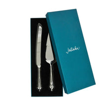 Load image into Gallery viewer, Berry &amp; Thread Cake Knife and Server Set, 2pc | Polished
