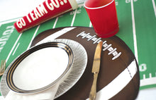Load image into Gallery viewer, Die-Cut Coloring Football Placemat, 12 Sheets

