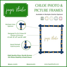 Load image into Gallery viewer, Gracie Chloe Photo Frame, 5x7 | White &amp; Gold
