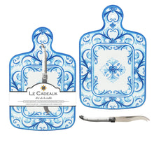 Load image into Gallery viewer, Mallorca Melamine Cheese Board with Knife
