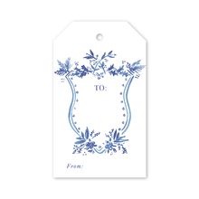 Load image into Gallery viewer, Blue Toile Gift Tags, Set of 8

