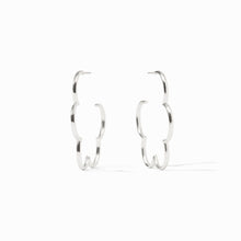 Load image into Gallery viewer, Gardenia Hoop | Silver
