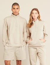 Load image into Gallery viewer, Unisex Quarter Zip Sweater, Sand
