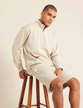 Load image into Gallery viewer, Unisex Quarter Zip Sweater, Sand
