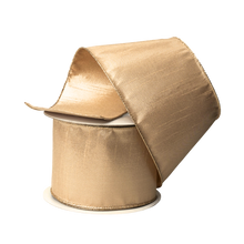 Load image into Gallery viewer, Gold Dupioni Ribbon, 4"
